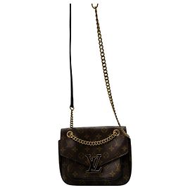 Sac à épaule Louis Vuitton Monogram Passy Marron