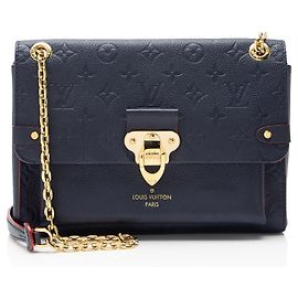 Louis Vuitton Monogram Empreinte Vavin PM Shoulder Bag Blue
