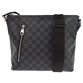 Louis Vuitton Mick Messenger Damier Graphite PM Preto