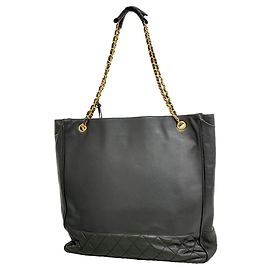 Sac à épaule Chanel Matelassé avec chaîne Noir