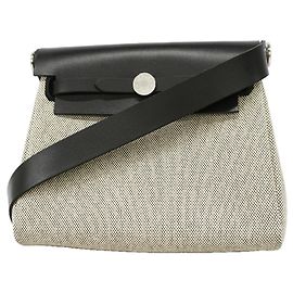 Hermès Borsa a tracolla Hermes Herbag Zip Mini Toile H Nero