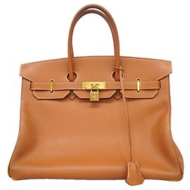 Hermès Hermes Birkin 35 Handtasche Golden