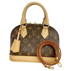 Louis Vuitton Alma BB Monogram Handtasche Braun