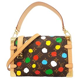 Louis Vuitton Monogram Painted Dot Handtasche Braun Mehrfarben