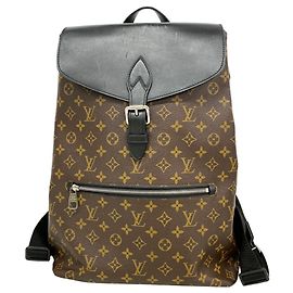 Louis Vuitton Monogram Macassar Parc Backpack Brown