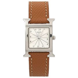 Hermès Reloj de pulsera para mujer Hermes H-Watch HH1 210 Silver Quartz Otro