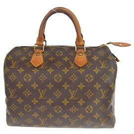 Louis Vuitton Speedy Monogram Canvas 30 Castaño