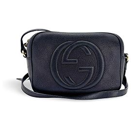 Gucci Soho Disco Leather Small Preto