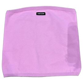 Miu Miu Top tube em mistura de viscose rosa Rosa