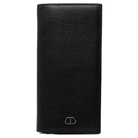 Christian Dior Dior Homme Black Leather Coin Purse Black