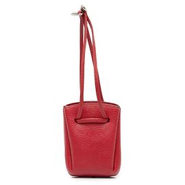 Hermès Hermes Vespa Pouch Drawstring Handbag Red