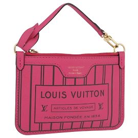 LOUIS VUITTON Monogram Neverfull Inside Out MM Pouch Pouch Pink LV Auth 206301V Rose Monogramme