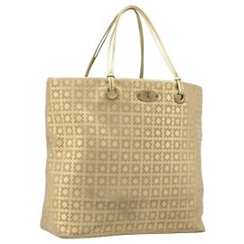 Céline Borsa Tote CELINE Suede Gold Auth BA16117 D'oro