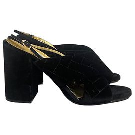 Autre Marque Sandalias L'Autre Chose negras T.38 Negro