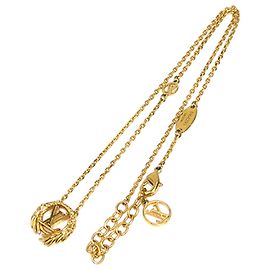Collar LV Angel Louis Vuitton chapado en oro Dorado