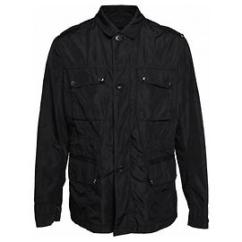 Louis Vuitton, cortavientos negro de 4 bolsillos Negro