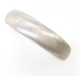 Autre Marque Anillo alianza de oro blanco 18K Dorado