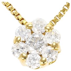 Autre Marque Collier en or jaune 18K avec diamant Doré