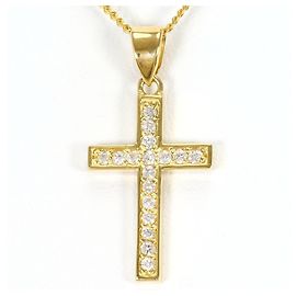Autre Marque 18K Yellow Gold Necklace with Diamond Golden