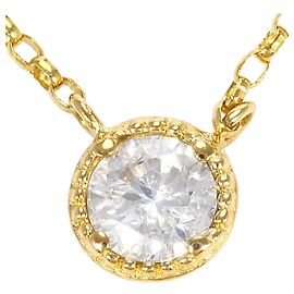 Autre Marque Halskette aus 18K Gelbgold mit Diamant Golden