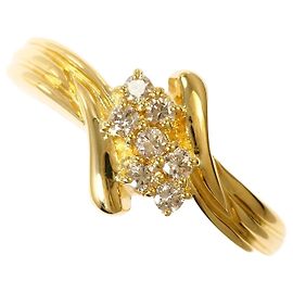 Autre Marque Bandring aus 18K Gelbgold mit Diamant Golden