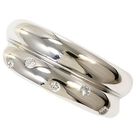 Autre Marque Platin-Ehering mit Diamant Andere