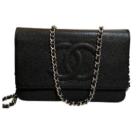 Bolso Chanel CC Caviar Wallet on Chain 2014 Otro