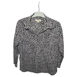 Burberry Hemd mit Leopardenprint Braun Schwarz Weiß Leopardenprint