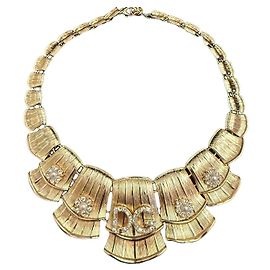Collar Dolce & Gabbana DG Perlas y Cristales Dorado Dorado