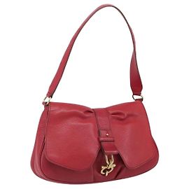 Salvatore Ferragamo Gancini Leather Red