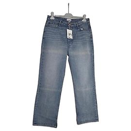 Jeans Ganni "Lovy" Gamba Dritta Blu
