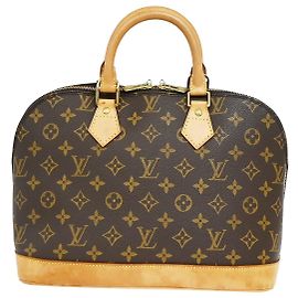 Louis Vuitton Alma Monogram Canvas PM Marrone