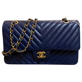 Chanel Medium Classic Chevron Lambskin Double Flap Handtasche 2015 Andere