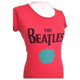Autre Marque Vestido Camiseta The Beatles Rojo XS Roja