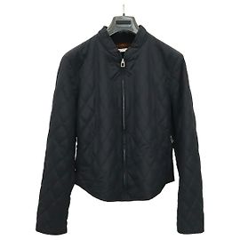 Hermès Nylonjacke Schwarz Schwarz