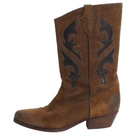 Ba&Sh Stivali Curtis in camoscio marrone - size EU 38 Marrone