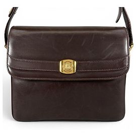 Céline Borsa a mano CELINE Vintage M04 Trinoff in pelle Marrone