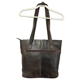 Autre Marque Arthur et Aston Braune Ledertote Braun