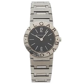 Bulgari Relógio de pulso a quartzo preto para mulher Bvlgari BB26SS Outro