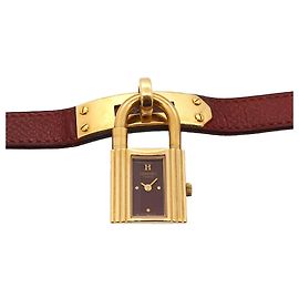 Hermès Hermes Kelly Uhr - Bordeaux Quartz für Damen Andere