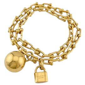 Autre Marque Pulsera Wrap Small Tiffany HardWear Dorado