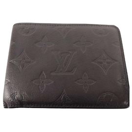 Louis Vuitton Bi-fold Wallet in Black Monogram Shadow Black