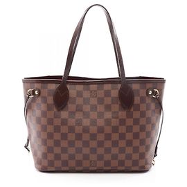 Louis Vuitton Neverfull PM Tote Bag Braun Damier ebene