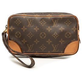 Louis Vuitton Brown Monogram Marly Dragonne PM Marrom