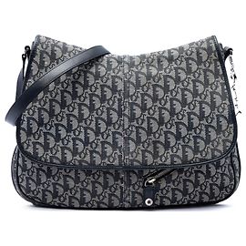 Bolso bandolera Dior Blue Diorissimo Trotter Canvas Azul Azul marino