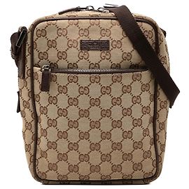 Bolsa tiracolo Gucci em tela GG bege Bege