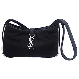 Autre Marque Saint Laurent Black Econyl Nylon Le 5 a 7 Schwarz