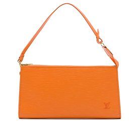 Louis Vuitton Orange Epi Pochette Accessoires Orange