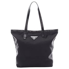 Tote Prada in Tessuto nero Nero