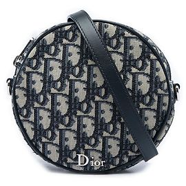 Sac à main Dior Blue Oblique Baby Ball Bag Bleu